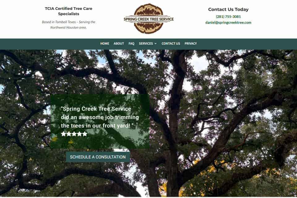 Spring Creek Tree Service by Bray, Chappell, Patterson & Olsen